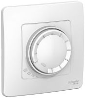 Светорегулятор поворотно-нажимной с рамкой Systeme Electric Blanca 5-400Вт белый картинка